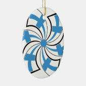 Finnischer Stern Keramik Ornament (Rechts)