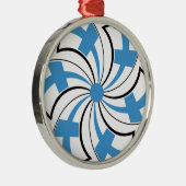 Finnischer Stern Ornament Aus Metall (Rechts)