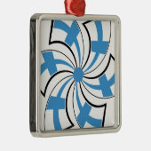 Finnischer Stern Silbernes Ornament (Rechts)
