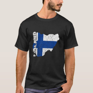 Finnischer Stolz Patriotischer Finne Finnland Kart T-Shirt