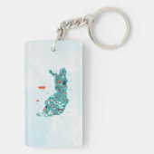 Finnischer Twin Vater Schlüsselanhänger (Rückseite)