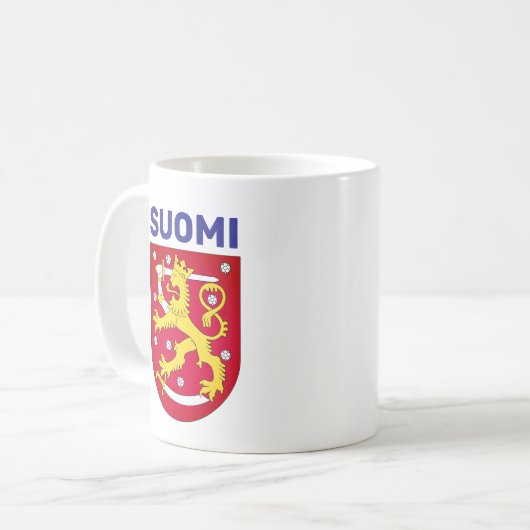 finnischer Wappen Kaffeetasse (Vorderseite Links)