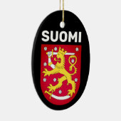 finnischer Wappen Keramik Ornament (Rechts)