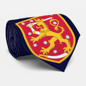 Finnischer Wappen-Suomi Krawatte (Gerollt)