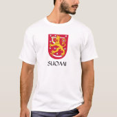 Finnischer Wappen-Suomi-T - Shirt (Vorderseite)