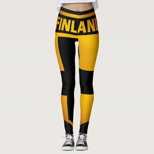 Finnisches Emblem Leggings (Vorderseite)