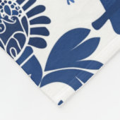 Finnisches Folk Art Muster Fleecedecke (Ecke)