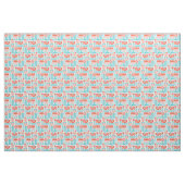 Finnisches Fox- u. Vogel-Volkskunst-Muster Stoff (Fat Quarter (45,7 x 55,9 cm))