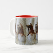 ***FINNISCHES GNOME*** CHRISTMAS-TASSE ZWEIFARBIGE TASSE (Vorderseite Links)