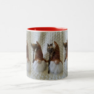 ***FINNISCHES GNOME*** CHRISTMAS-TASSE ZWEIFARBIGE TASSE