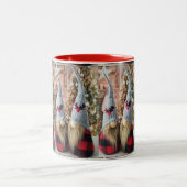 ***FINNISCHES GNOME*** CHRISTMAS-TASSE ZWEIFARBIGE TASSE (Mittel)