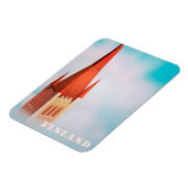 Finnisches Kirchenplakat Magnet (Linke Seite)