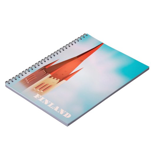 Finnisches Kirchenplakat Notizblock (Linke Seite)