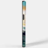 Finnisches Lapphund Beach Surfainting Case-Mate iPhone Hülle (Rückseite / Rechts)