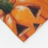 Finnisches Lapphund Hunde Trick-or-Treating Hallow Fleecedecke (Ecke)