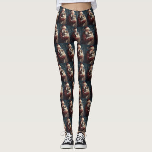 Finnisches Lapphund Weihnachtsfest Weihnachten Leggings