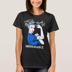 Finnisches Mädchen unzerbrechlich T-Shirt