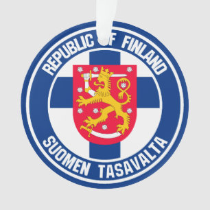 Finnisches RundEmblem Ornament