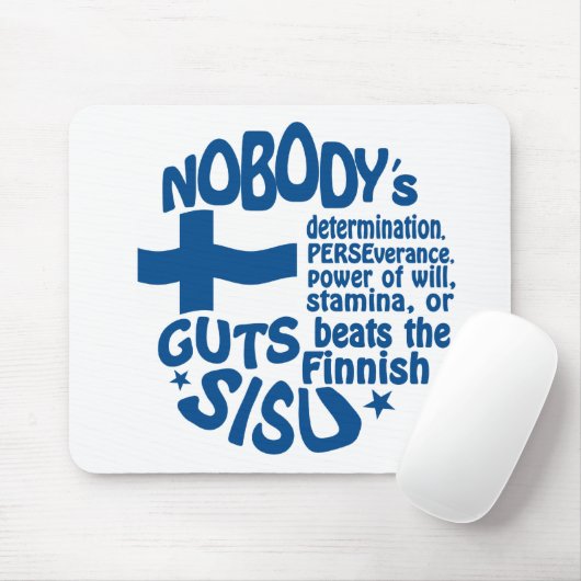 Finnisches SISU mousepad (Mit Mouse)