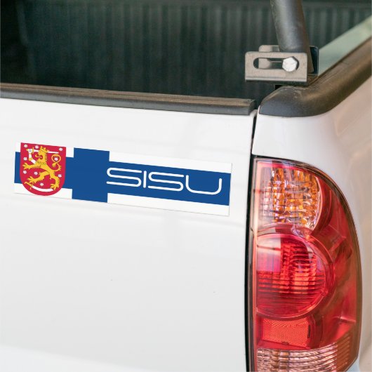 Finnisches Sisu/Wappen Autoaufkleber (Auf Lkw)