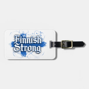 Finnisches starkes (Finnland) Gepäckanhänger