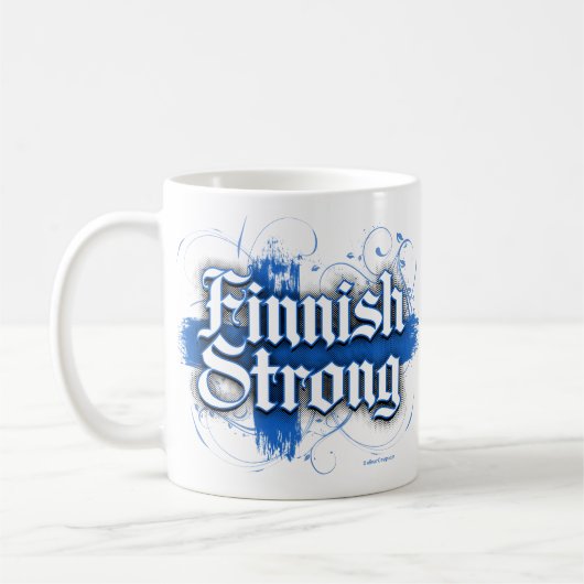 Finnisches starkes (Finnland) Kaffeetasse (Links)