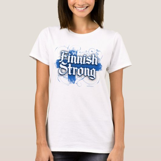 Finnisches starkes (Finnland) T-Shirt (Vorderseite)