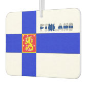 Finnisches Wappen Autolufterfrischer (Links)