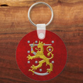 Finnisches Wappen Schlüsselanhänger (Rückseite)