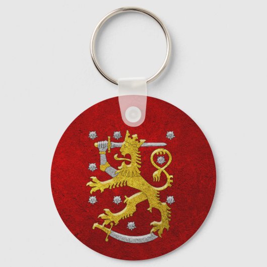 Finnisches Wappen Schlüsselanhänger (Rückseite)
