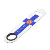 Finnisches Wappen Speed Flaschenöffner (Vorderseite Schrägansicht)