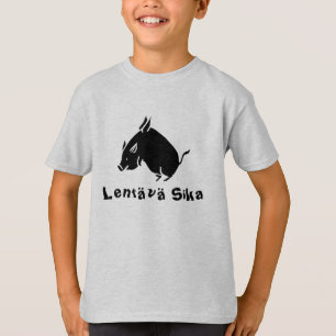 Finnisches Wort für das fliegende Schwein T-Shirt