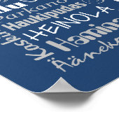 Finnisches Zollposter Poster (Ecke)