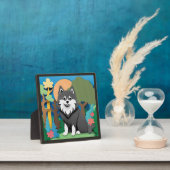 FINNISH-ed Lapphund Fotoplatte (InSitu)