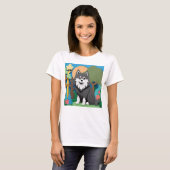 FINNISH-ed Lapphund T-Shirt (Vorne ganz)