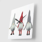 FINNISH GNOMES BEAUTIFUL AND CUTE QUADRATISCHE WANDUHR (Winkel)