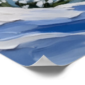 Finnish Lapphund Christmas Boat Holiday Poster (Ecke)