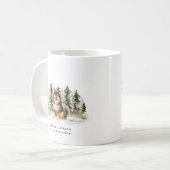 Finnish Lapphund Dog Watercolor Breed Quote Kaffeetasse (Vorderseite Links)