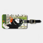 FINNISH LAPPHUND in Pappi - Gepäckanhänger (Vorderseite horizontal)
