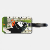 FINNISH LAPPHUND in Pappi - Gepäckanhänger (Rückseite horizontal)