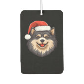 Finnish Lapphund Ugly Sweater Christmas Classic T- Autolufterfrischer (Vorderseite)