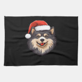 Finnish Lapphund Ugly Sweater Christmas Classic T- Geschirrtuch (Horizontal)