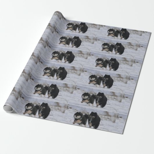 Finnish Lapphunds Geschenkpapier (Ungerollt)
