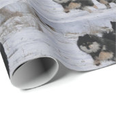 Finnish Lapphunds Geschenkpapier (Rolleneckpunkt)