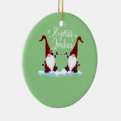 Finnish Merry Christmas Finland Gift Tee Hyvaa Jou Keramik Ornament (Rechts)