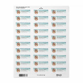 Finnish Spitz Dog Return Address Labels (Vorne)