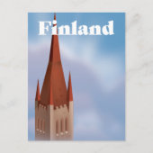 Finnland Ankündigungspostkarte (Vorderseite)
