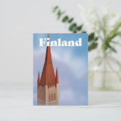 Finnland Ankündigungspostkarte (Stehend Vorderseite)