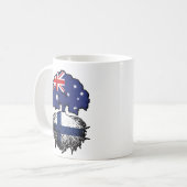 Finnland Australien Tree Roots Kaffeetasse (Vorderseite Links)