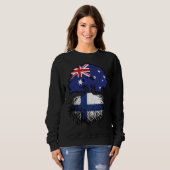 Finnland Australien Tree Roots Sweatshirt (Vorne ganz)